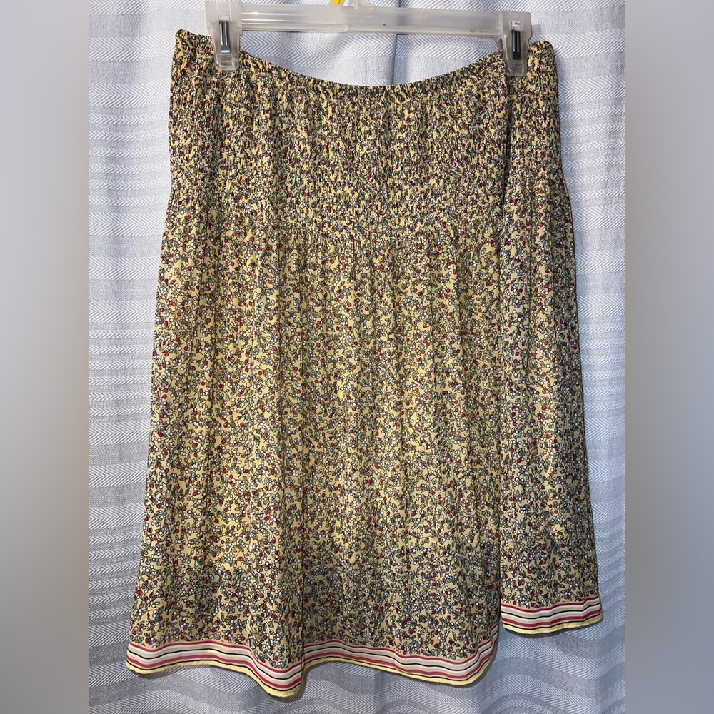 Max Studio Multicolor Floral Maxi Skirt